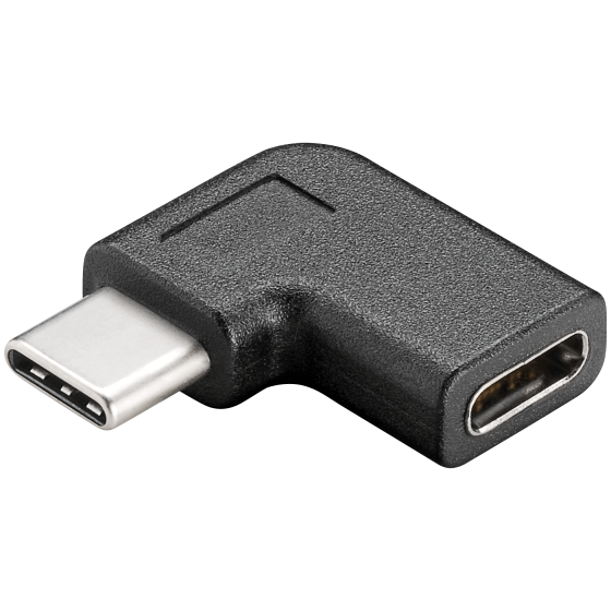 USB 3.1 adapter USB 3.1 C/M - USB 3.1 C/F "L" alakú GOOBAY (45402)
